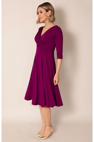 Annie Dress Short Petite (Plum Wine)