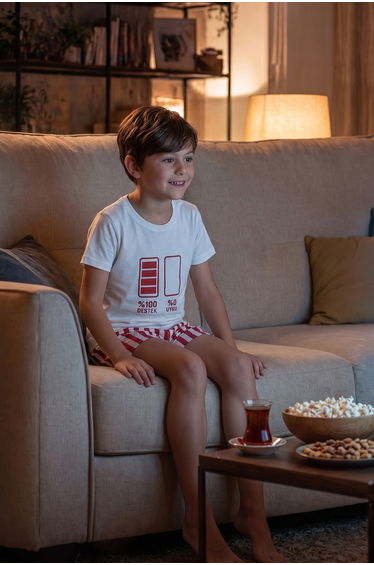 Ecru Unisex Pajama Set