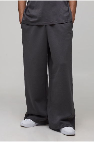 Basic BM Signature Extreme Wide Leg Jogger - charcoal