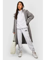Puff Print Hooded Tracksuit - ash grey - 2