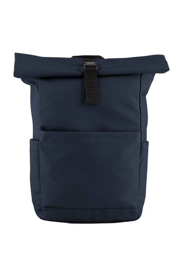 Bagbase Premium Roll Top Recycled Backpack - Navy