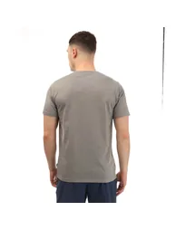 تيشيرت قطن نيو بالانس رمادي بأكمام قصيرة - 2