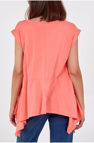 Scoop Neck Hanky Hem Top product thumbnail 3