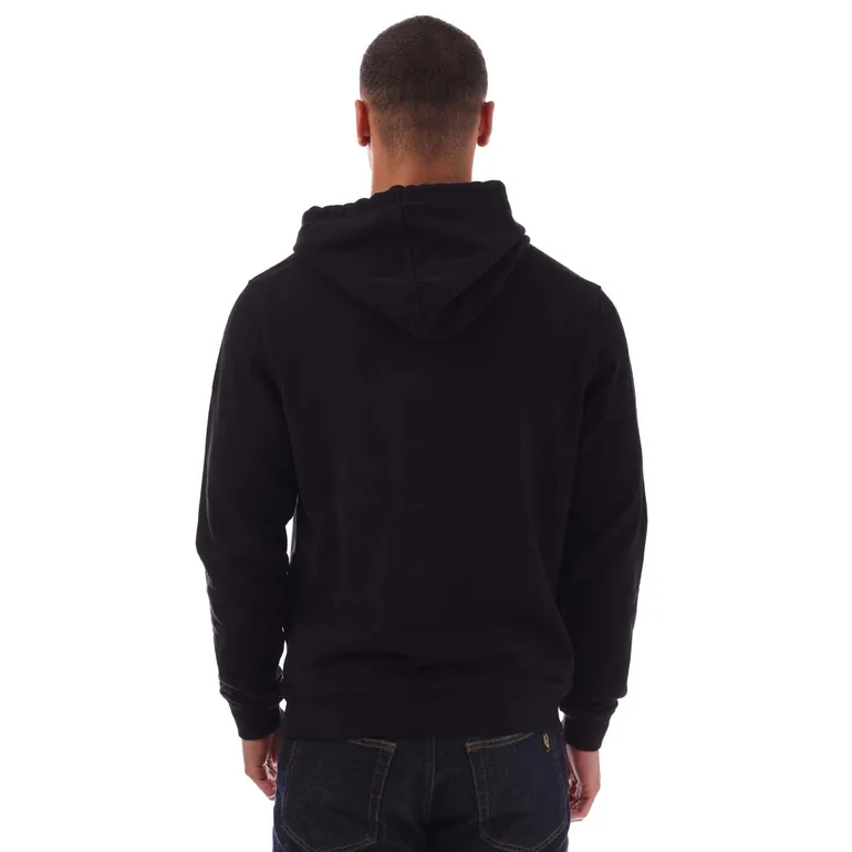 Men's Belstaff Cotton Fleece Hoodie in Black - 2