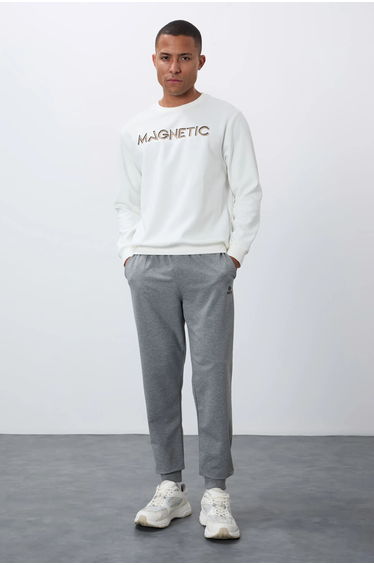 TOMMY Men's Printed Crew Neck Sweatshirt