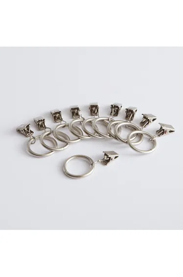 Set of 10 Loch Curtain Clips
