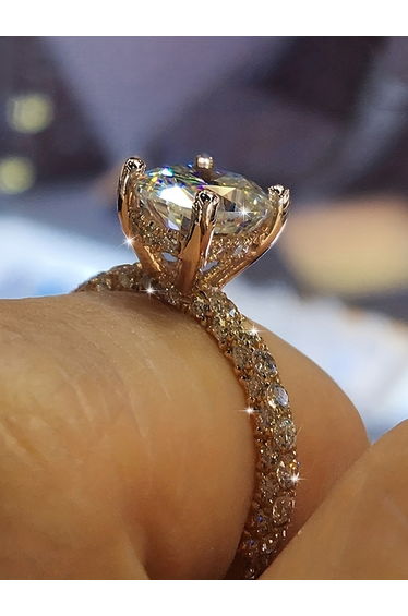Rhinestone Embellished Ring