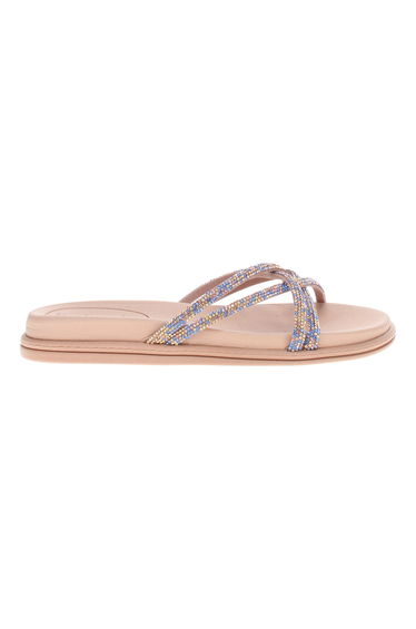 Embellished Flat Sandals