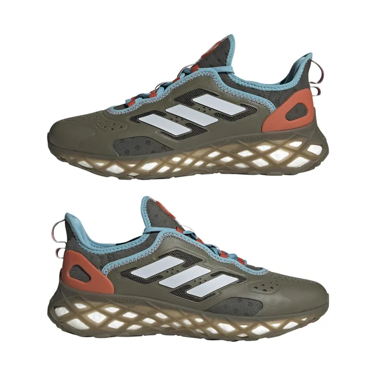 adidas gazelle silver green womens adidas Ultraboost Web DNA Road-Running Shoes Blue 10.5 main image 0
