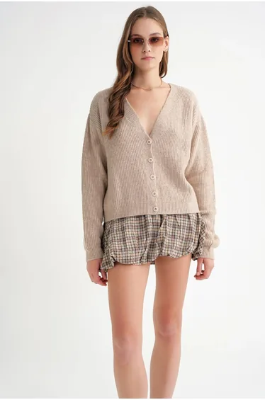 كارديغان بيج بأكمام طويلة