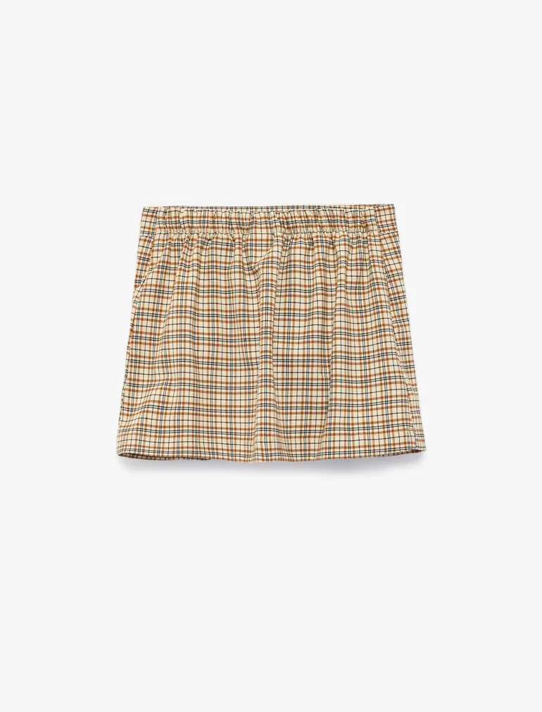Plaid Skirt - 3