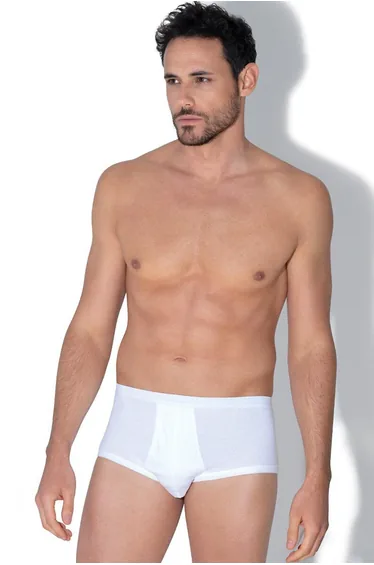 سروال بريف قطن كروشية بخصر عالي