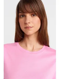 Dilvin Women's Cotton Modal Crew Neck T-Shirt - 3