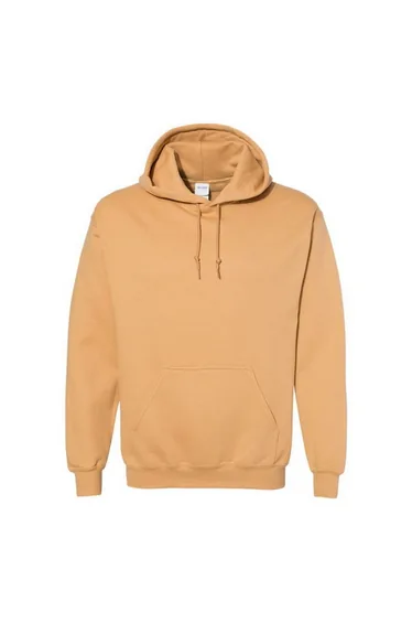 Gildan Heavy Blend Adult Unisex Hooded Sweatshirt / Hoodie - Old Gold