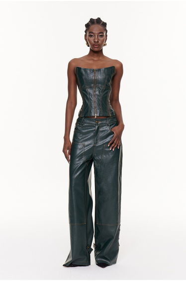 Editha Set In Green, Pants