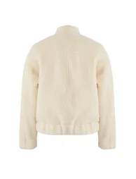 Ecru Regular Thin Jacket Coat - 1