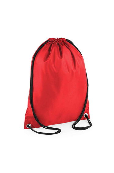 Bagbase Budget Drawstring Bag - Red