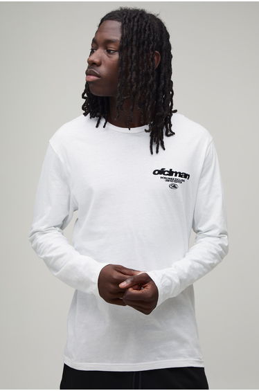 Official Branded Long Sleeve T-Shirt - white