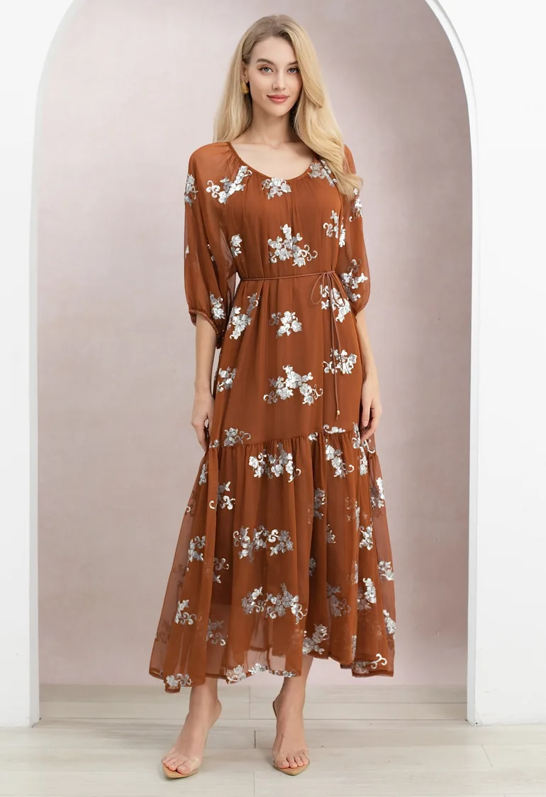 elbow sleeve dress for wedding guest Pleated Woven Fit & Flare Faux wrap V Virmaxy women summer dress 2026