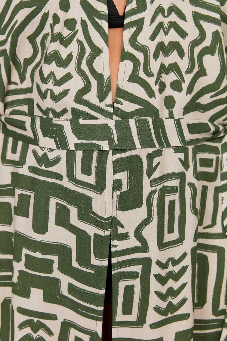 Multi Color Tasseled Kimono & Kaftan - 5