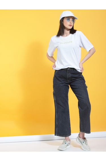 White Short Sleeve Oversized T-Shirt