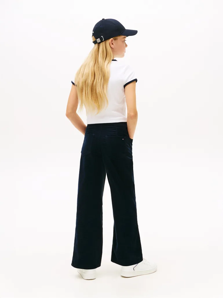 Tommy Hilfiger Girls Heritage Flag Top in White - 2