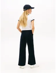 Tommy Hilfiger Girls Heritage Flag Top in White - 2