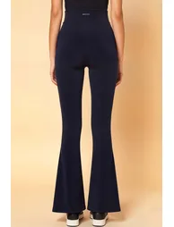 Ds Luna Navy Blue Spanish Leggings High Waist, Gathering and Flexible - 3