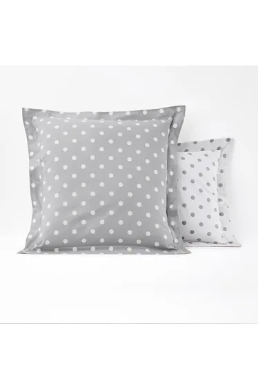 غطاء وسادة قطن بطبعة منقطة