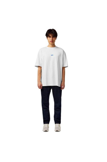 Hugo Mens MCMXCIII Back Print T-Shirt - White/Blue