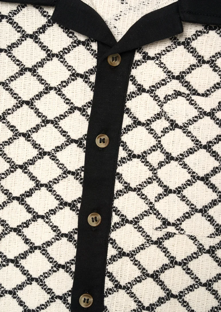 Marcus Intarsia Knit Shirt - 5