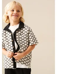 Marcus Intarsia Knit Shirt