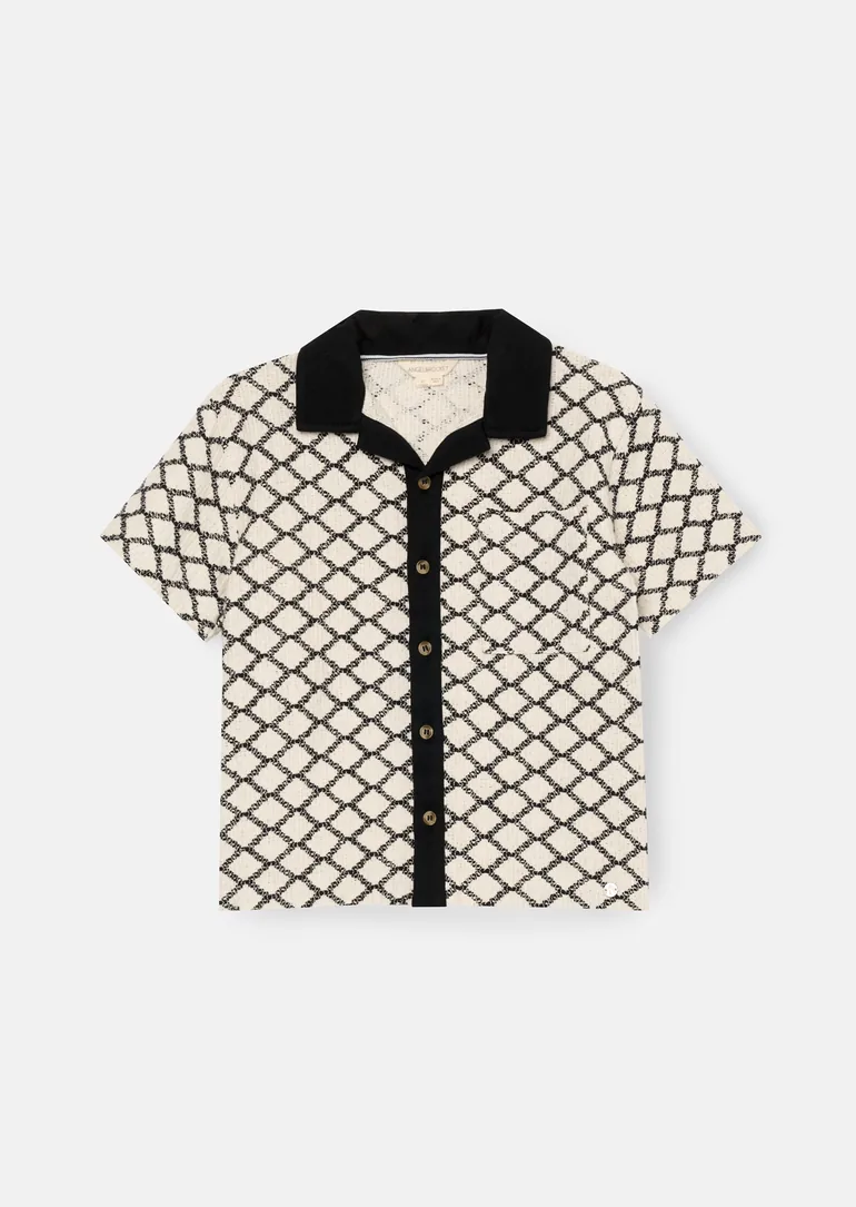 Marcus Intarsia Knit Shirt - 3