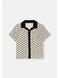 Marcus Intarsia Knit Shirt - 3