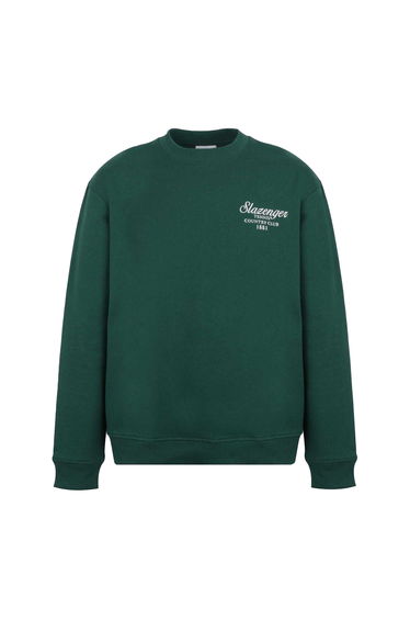 Slazenger Mens Embroidered Logo Sweatshirt - Green