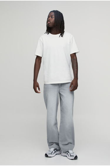 Basic Relaxed Fit Jeans - grey