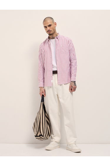 Men Striped Casual Shirt