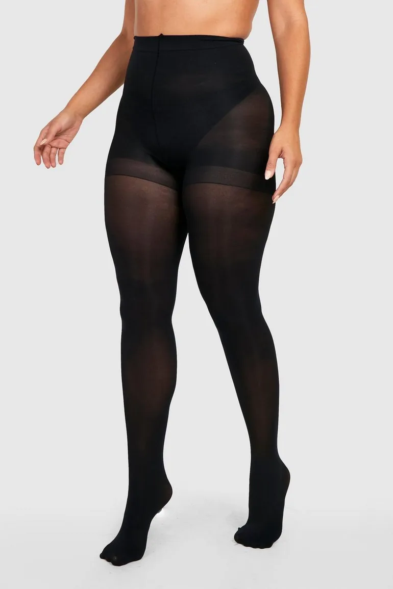Plus Shaper Black Tights - black - 1