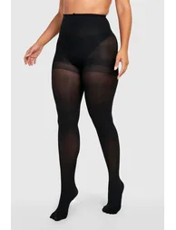 Plus Shaper Black Tights - black - 1