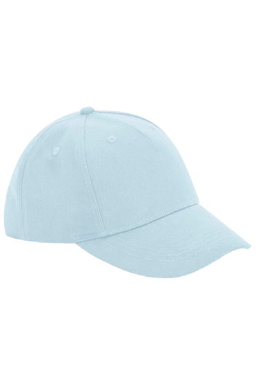 Beechfield Childrens/Kids Organic Cotton 5 Panel Baseball Cap - Powder Blue