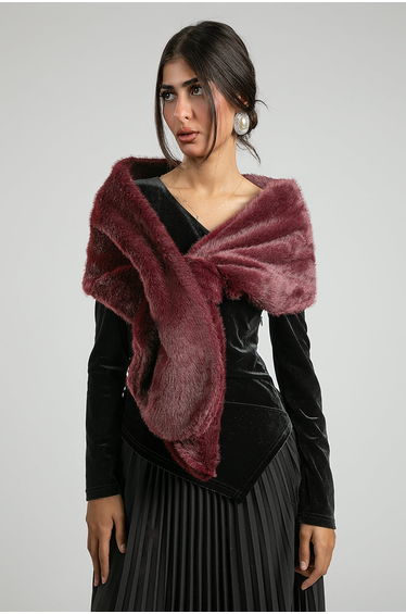 Luxury Faux Fur Wrap Shawl