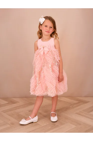 فستان انجلز فيس زهري