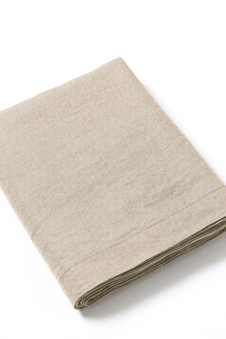 ELINA Washed Linen Flat Sheet