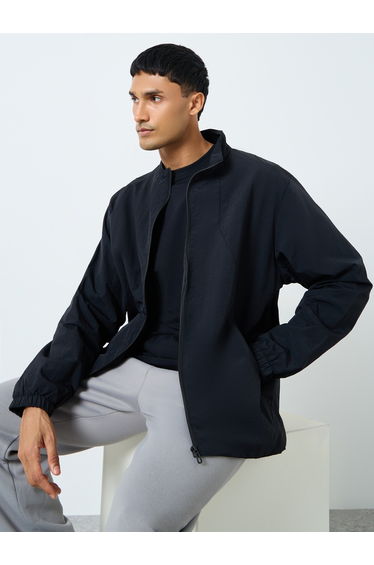 Men Oversized Lightweight Zip Up Jackets