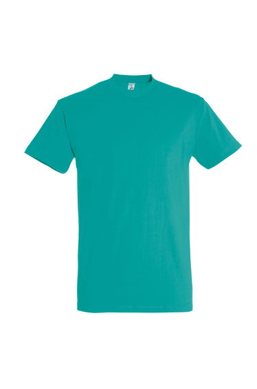 SOLS Mens Imperial Heavyweight Short Sleeve T-Shirt - Caribbean Blue