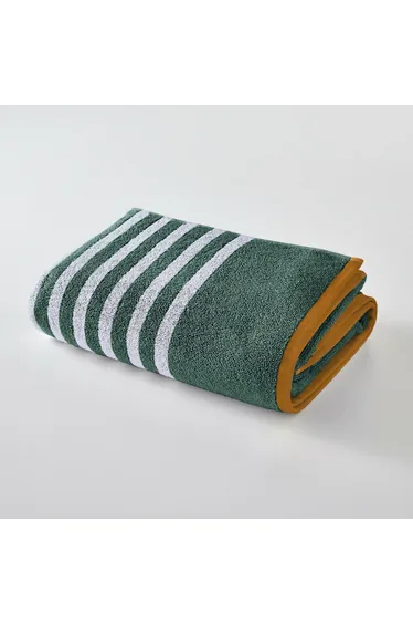 منشفة إستحمام قطن تيري مخططة