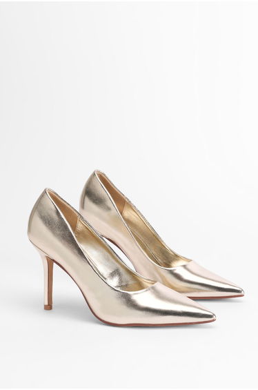 Sidnie Faux Leather Stiletto High Heeled Court Shoes