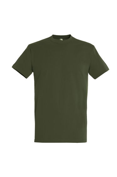 SOLS Mens Imperial Heavyweight Short Sleeve T-Shirt - Army