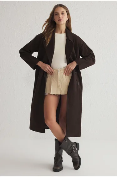 Brown Oversized Coat