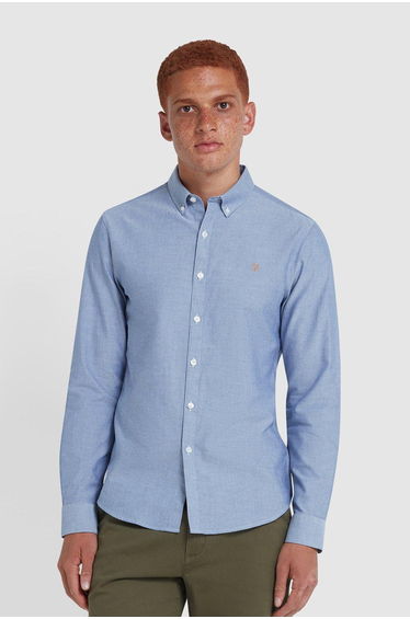 Brewer Long Sleeve Shirt Dusk Blue